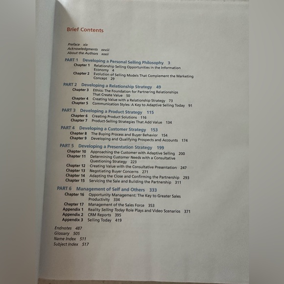 Gerald L. Manning Selling Today: Partnering to Create Value Text Book 14th Ed. - Picture 8 of 15